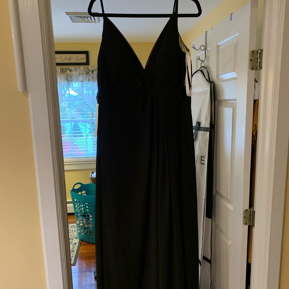Black Long Dress (bridesmaid)